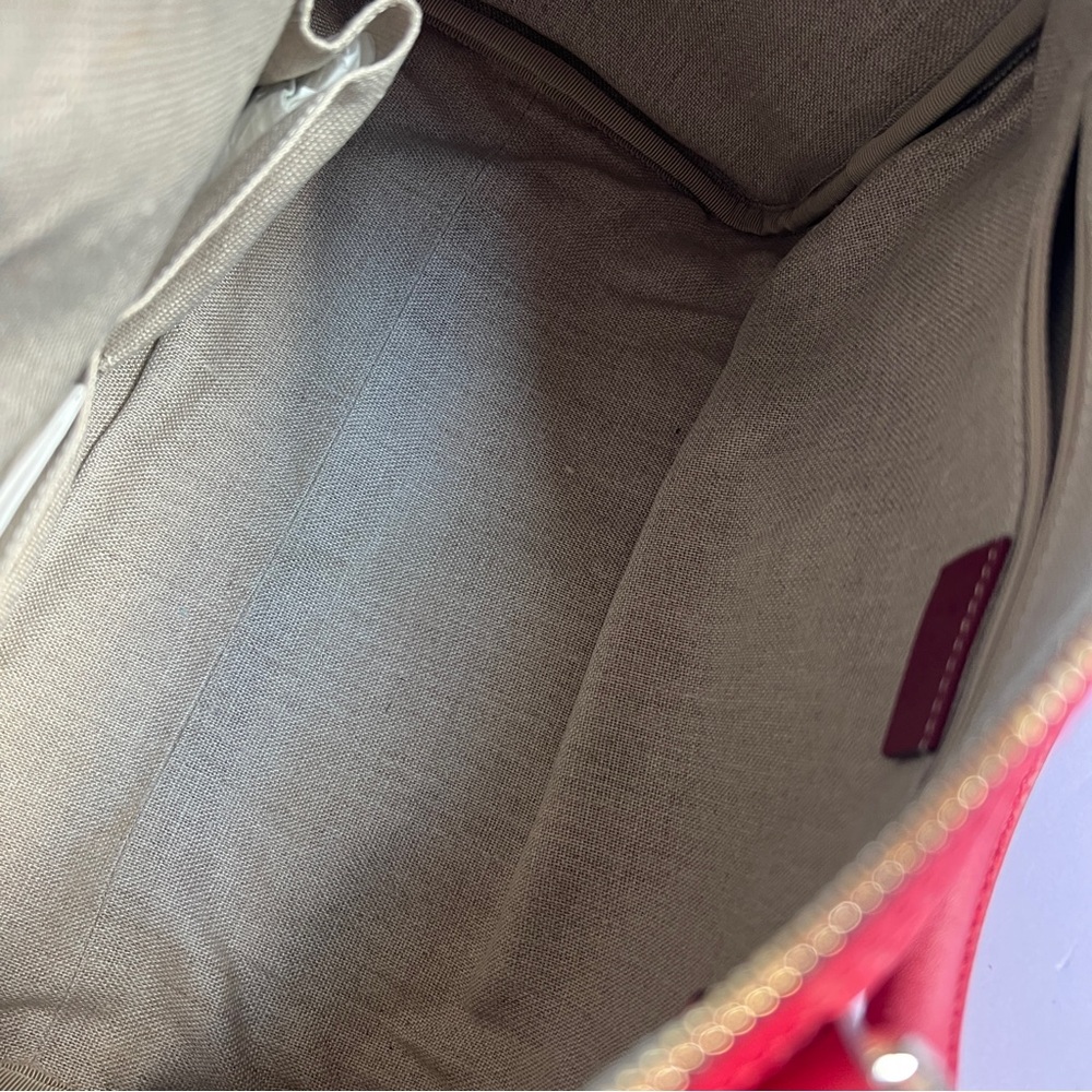 Gucci Micro Guccissima Boston Bag Red Style 449646 - Picture 6 of 10
